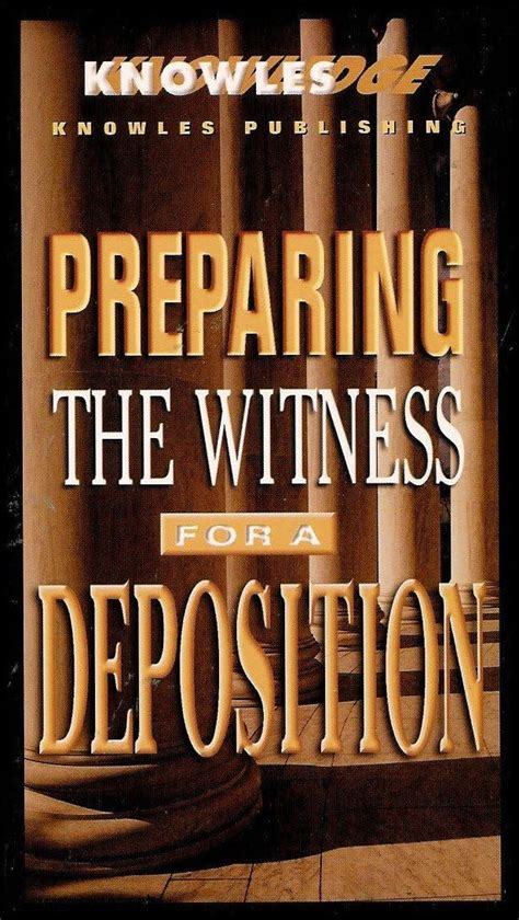 Amazon.com: Preparing the Witness for a Deposition : Movies & TV