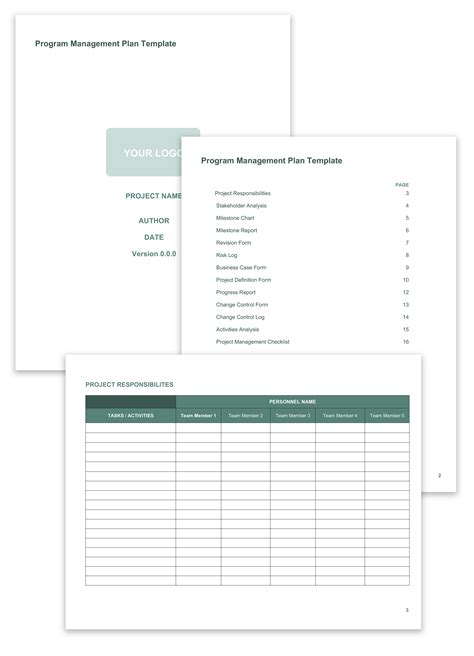 Program Management Chart: A Visual Reference of Charts | Chart Master