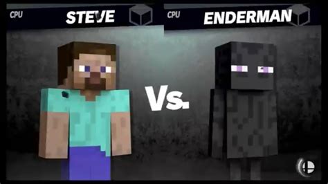 Super Smash Bros. Ultimate - Steve VS Enderman - YouTube