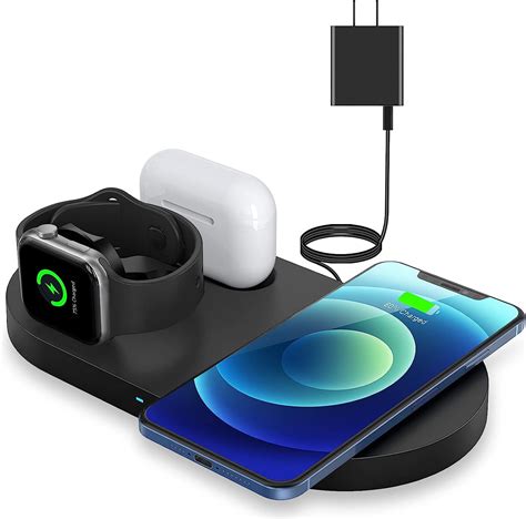 Wireless Charger,3 in 1 Wireless Charger for iPhone,Fast Charging ...