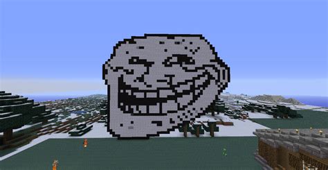 Minecraft - Troll face by TillsterRulz on DeviantArt