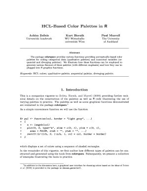 Fillable Online HCL-Based Color Palettes in R Fax Email Print - pdfFiller