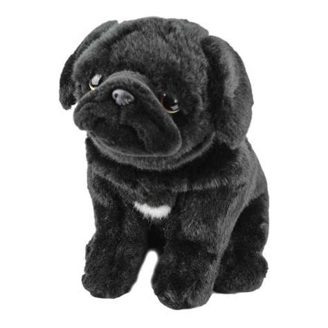 Black Pug Stuffed Animal | PETSIDI