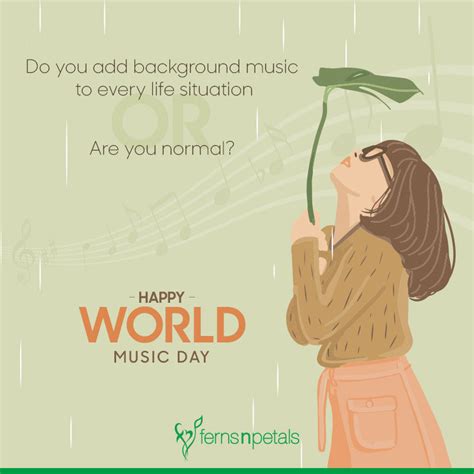 50+World Music Day Quotes: Images & Messages - Ferns N Petals