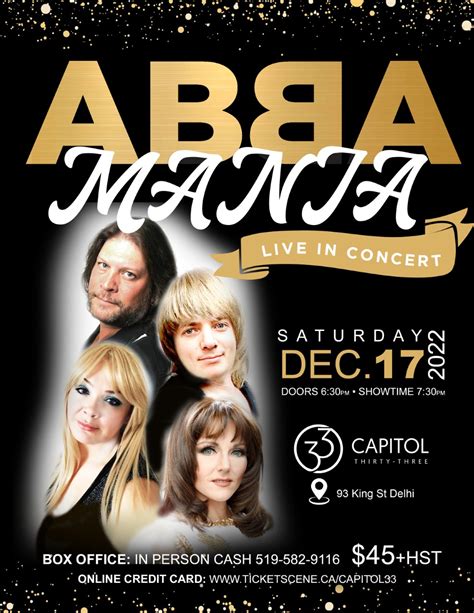 Abba Mania | Abba Mania, Delhi, ON live at Capitol 33 - December 17, 2022