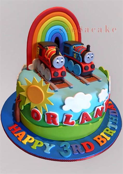 Thomas the Tank Engine & James Birthday Cake | Friends birthday cake, Thomas cakes, Thomas ...