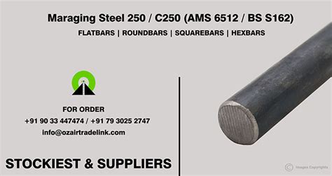 Maraging-Vascomax, Maraging 250 Roundbars suppliers india.