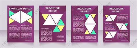 Corporate Software Development Blank Brochure Layout Design Template ...