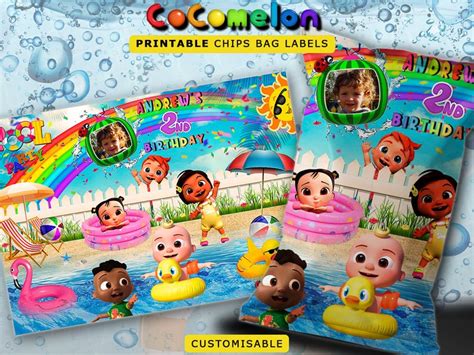 Printable Cocomelon Pool Party Bundle Personalized Cocomelon - Etsy Finland