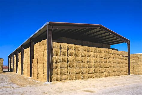 Hay Storage Barn Steel Buildings | Metal Hay Barn Kits