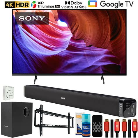 Sony KD43X85K 43" X85K 4K HDR LED TV with Smart Google TV (2022 Model) Bundle with Deco Gear ...