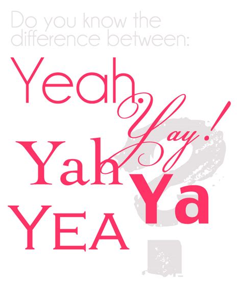 Yeah, yay, yah & ya – GenPink