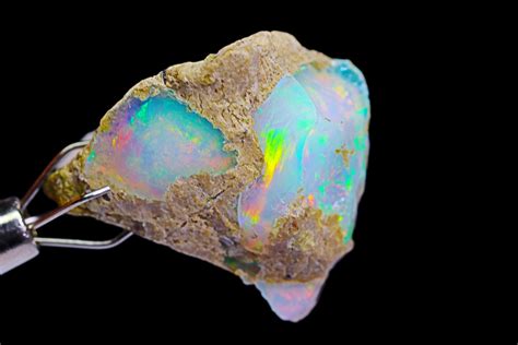 Natural Ethiopian Opal Gemstone Welo Fire Opal Raw Stone | Etsy