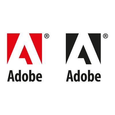 Collection of Adobe Black Logo Vector PNG. | PlusPNG