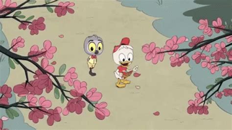 Cherry Blossoms Ducktales GIF - Cherry Blossoms Ducktales Ducktales2017 - Discover & Share GIFs