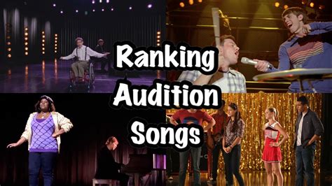 Glee ~ Ranking every audition song - YouTube