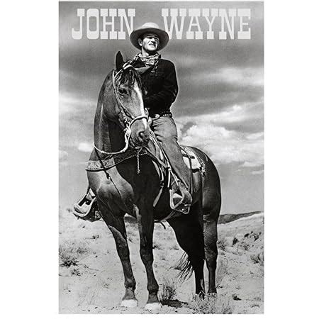 Amazon.com: John Wayne (On Horse) Movie Poster Print 24 x 36in: Posters ...