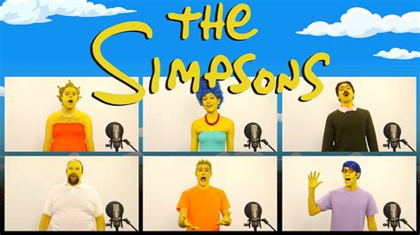 THE SIMPSONS THEME SONG ACAPELLA! (ft. Brizzy Voices) Accords - Chordify