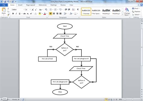 Flow Chart Template Word Check more at https://nationalgriefawarenessday.com/4179/flow-chart ...