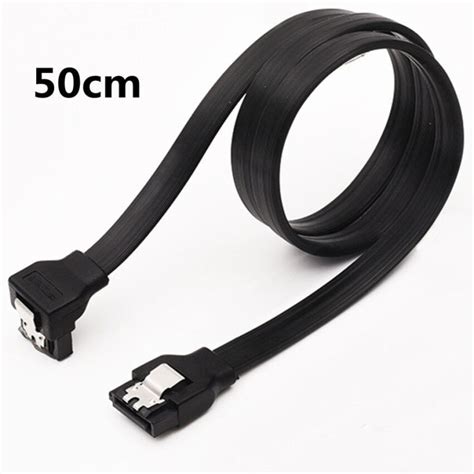 SATA 3.0 Cable SATA III 6GB/s Right Angle 90 Degree for HDD Hard Disk Drive 50cm | Lazada PH