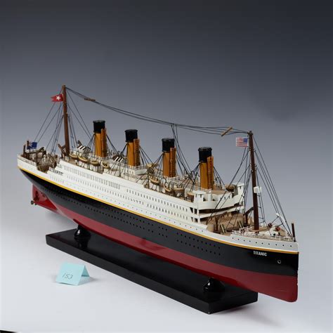 Sold Price: Highly Detailed Wooden Titanic Model Ship - November 6 ...