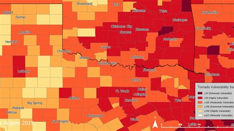 Tornado Map Of Texas