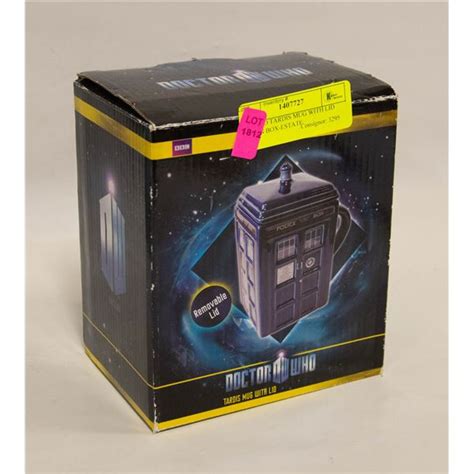 DR. WHO TARDIS MUG WITH LID NEW IN BOX-ESTATE