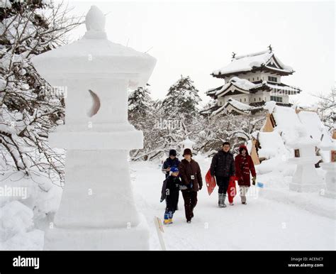 Hirosaki castle winter hi-res stock photography and images - Alamy