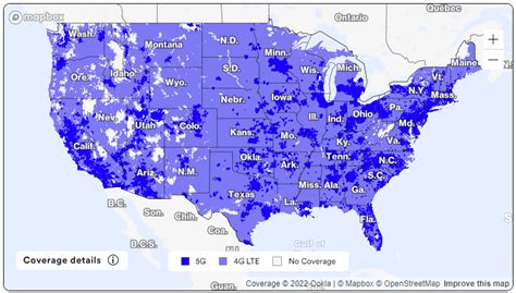 Visible 4G LTE and 5G Coverage Map: How It Compares | WhistleOut