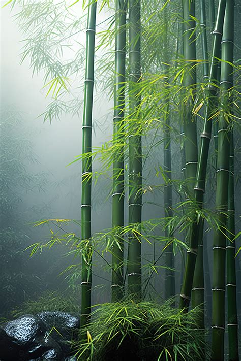 Bamboo Stalks Growing Tall Background Wallpaper Image For Free Download ...