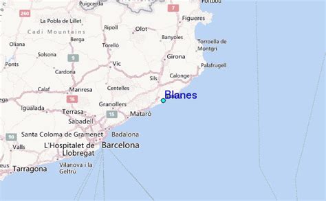 Blanes Tide Station Location Guide