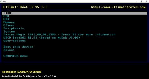 Download Ultimate Boot CD 5.3.9 WinPE ISO