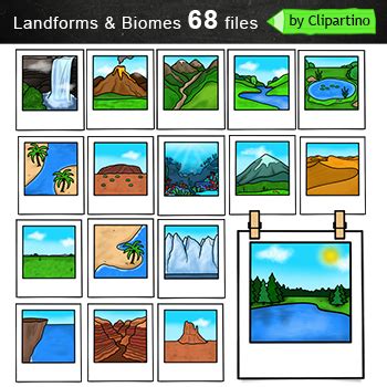 Landforms Clipart Kids