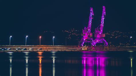 Croatia, city Rijeka at night ♥ | Rijeka, Croatia, Eiffel tower