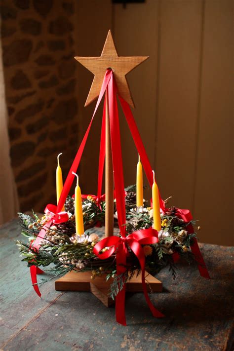 Traditional German Advent Wreath - Count the Sundays before Christmas