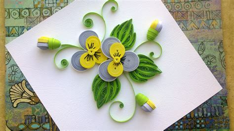 Quilling Paper Flower Tutorial: D.I.Y. Quilling Paper Pansy Flower Tutorial. Subscribe to a ...