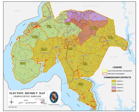 Commissioner District Map | Charles County, MD