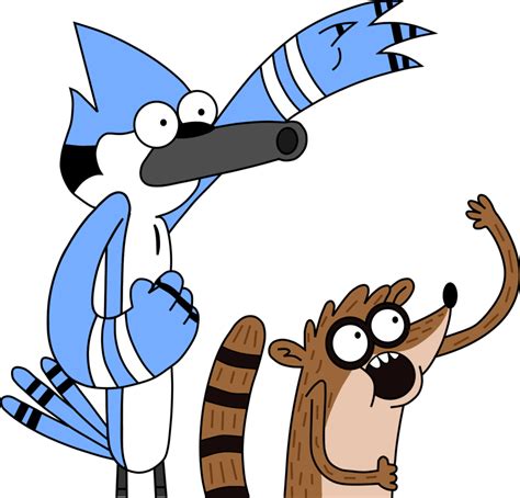 Cartoon Cartoonnetwork Regularshow Mordecai Rigby Freet Clipart - Full Size Clipart (#2448612 ...