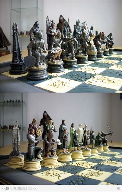 The lord of the rings chess set – Artofit