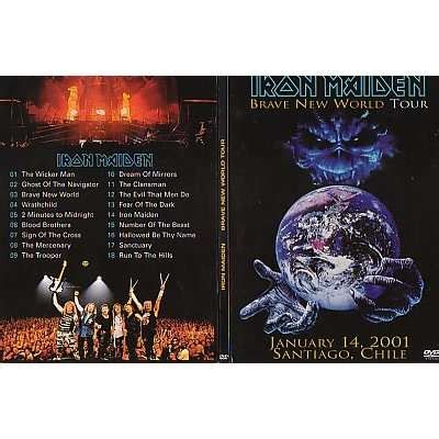 Brave new world tour by Iron Maiden, DVD with rockinronnie - Ref:114024807