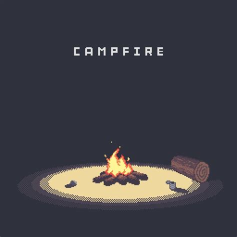 Campfire : PixelArt | Pixel art characters, Pixel art games, Cool pixel art