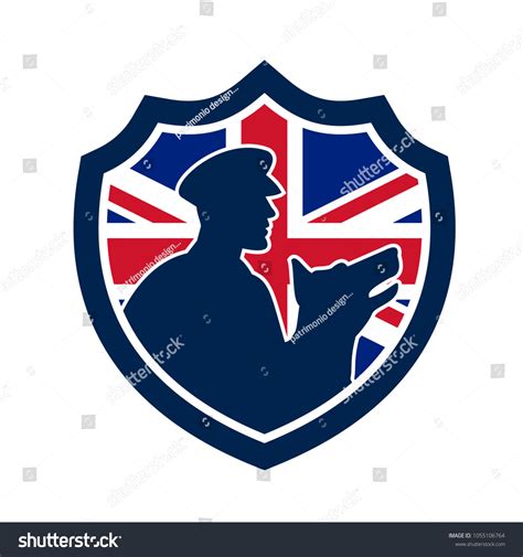 Icon Retro Style Illustration British Police Stock Vector (Royalty Free) 1055106764 | Shutterstock