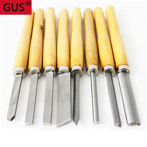 High Speed Steel Wood Turning Lathe Tools Chisel Gouge Woodworking Set ...