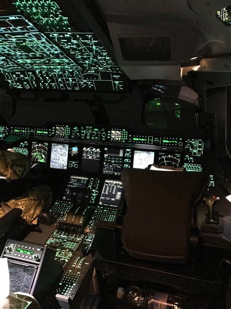 The A400M cockpit look particularly cool at night : aviation