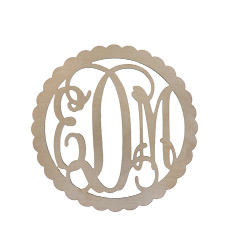 Wood Monograms