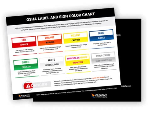 Free OSHA Color Chart