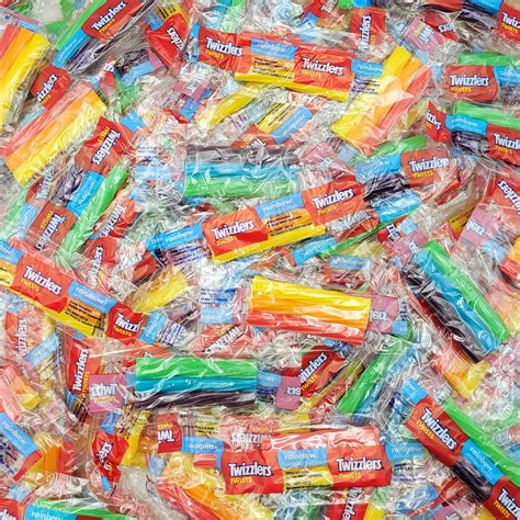 Twizzlers Twists Rainbow Chewy Licorice Candy - Snacks Size Bulk Twizzlers -Triple Twist Pack ...