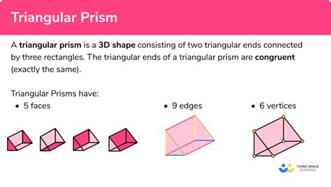 Triangular Prism - GCSE Maths - Steps, Examples & Worksheet