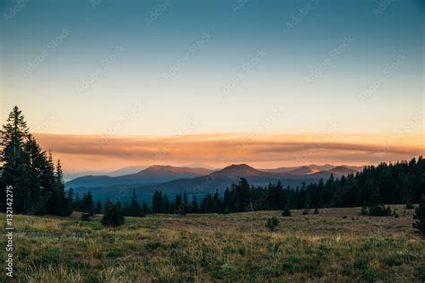 Smoke from forest fire Stock Photo | Adobe Stock