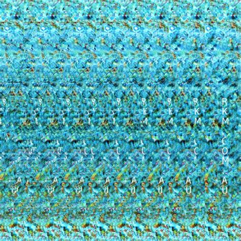 AUTOSTEREOGRAM - Single Image Stereogram (SIS) of Buckminsterfullerene by Russell Kightley Media